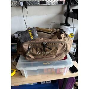 Cabela’s‎ Catch-All Gear Bag Tan 600D Polyester Weather Resistant NEW